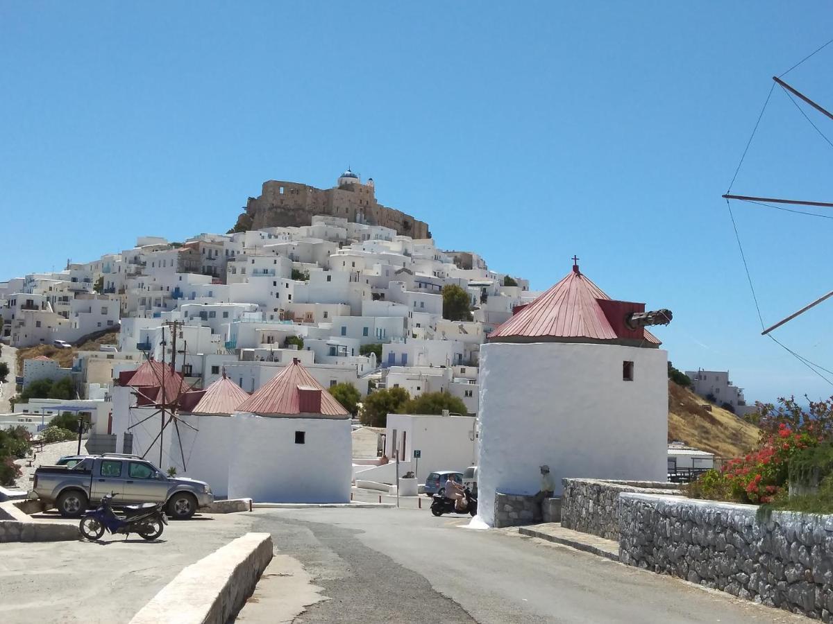 Pera Gyalos Θέαστρον - Theastron House With Great View In Chora 아파트 외부 사진