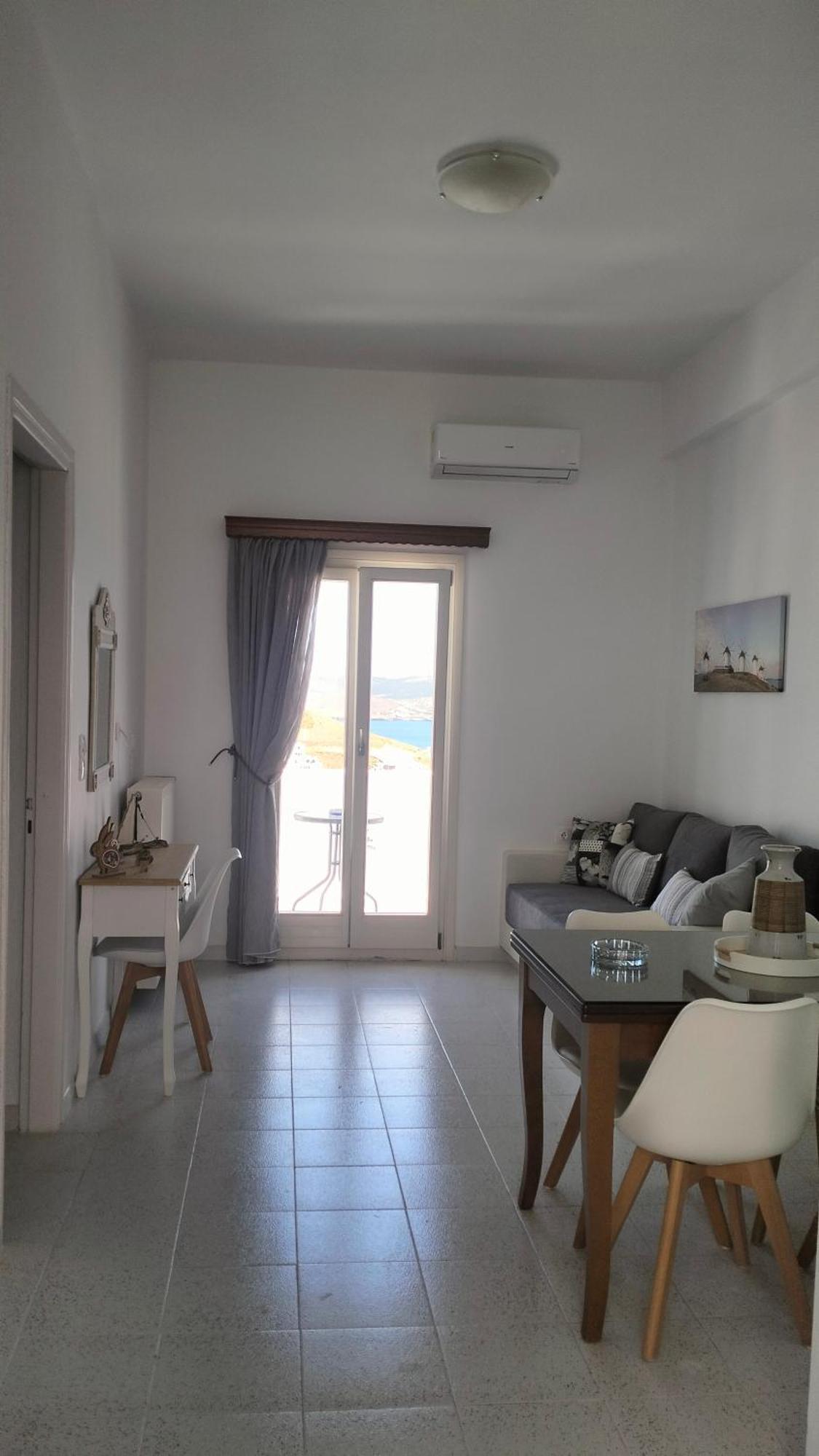 Pera Gyalos Θέαστρον - Theastron House With Great View In Chora 아파트 외부 사진