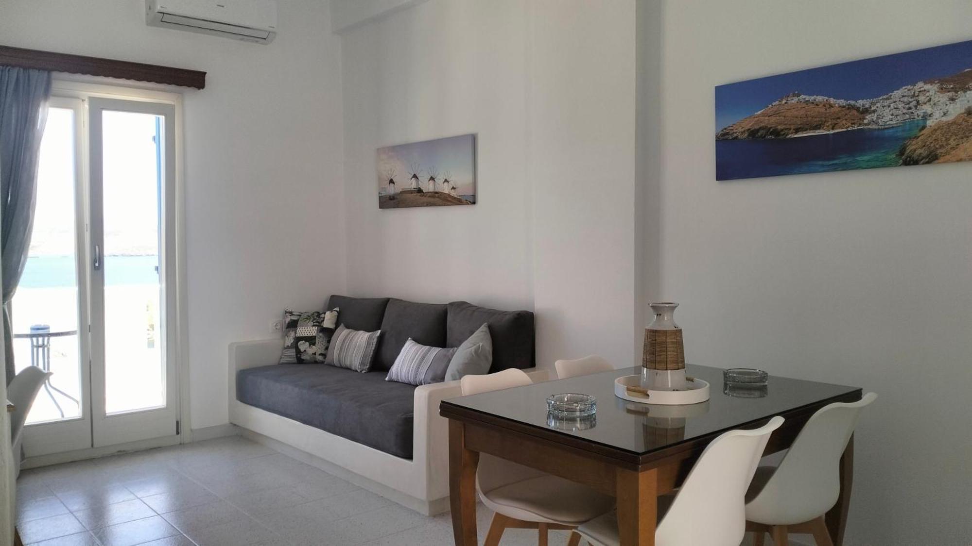 Pera Gyalos Θέαστρον - Theastron House With Great View In Chora 아파트 외부 사진