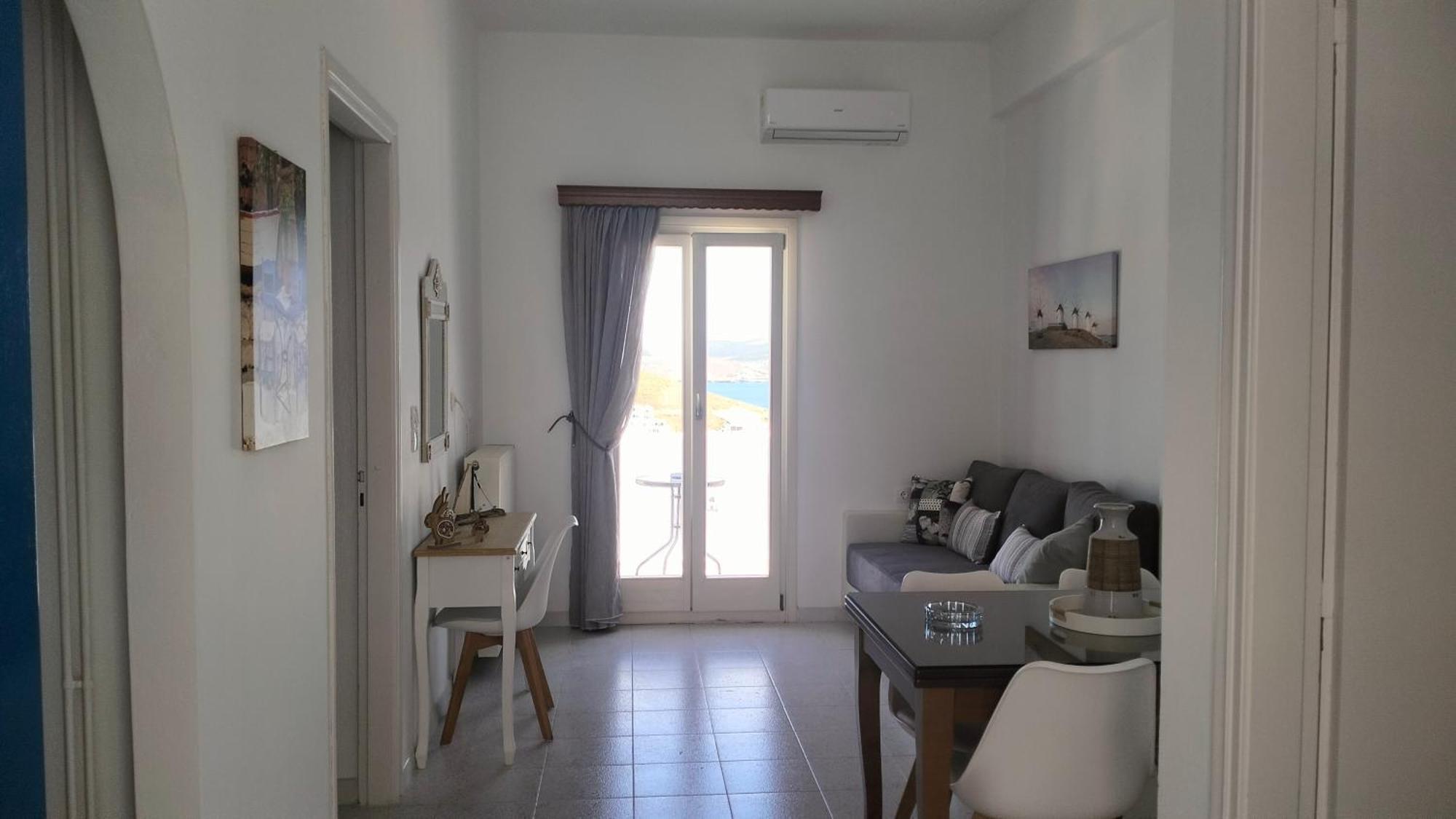 Pera Gyalos Θέαστρον - Theastron House With Great View In Chora 아파트 외부 사진