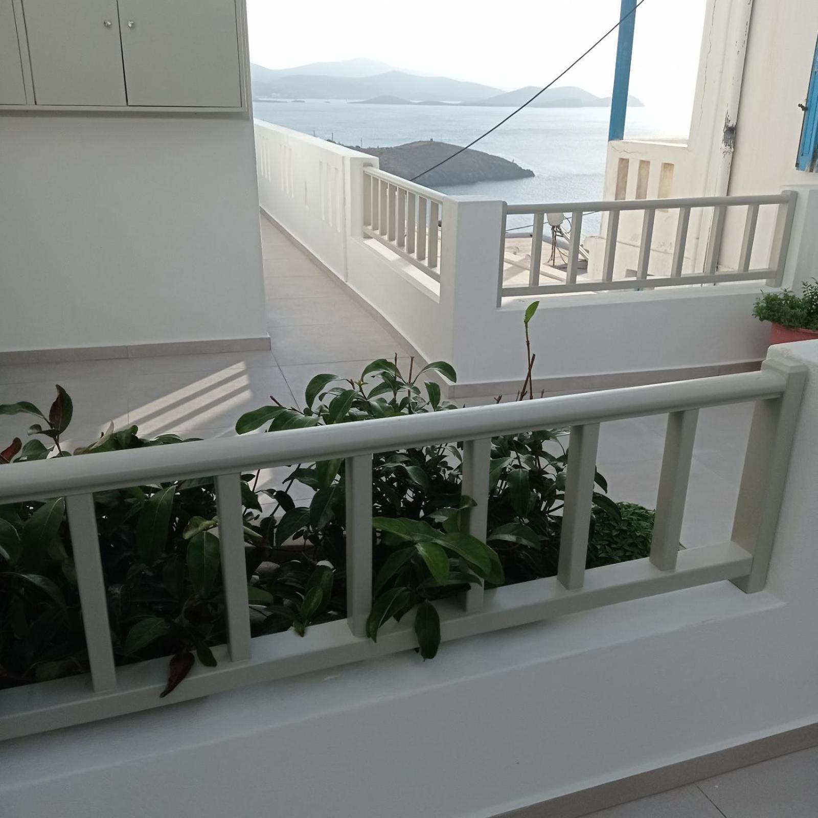 Pera Gyalos Θέαστρον - Theastron House With Great View In Chora 아파트 외부 사진