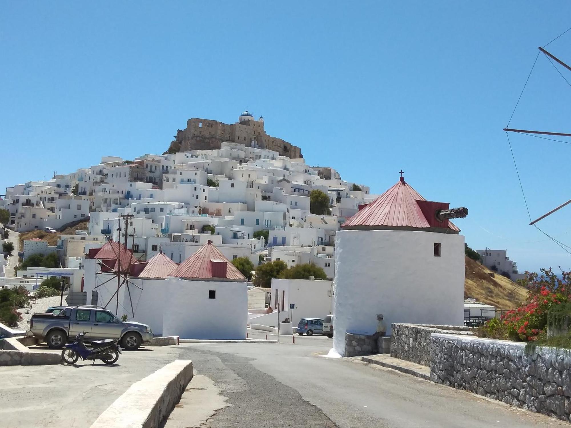 Pera Gyalos Θέαστρον - Theastron House With Great View In Chora 아파트 외부 사진