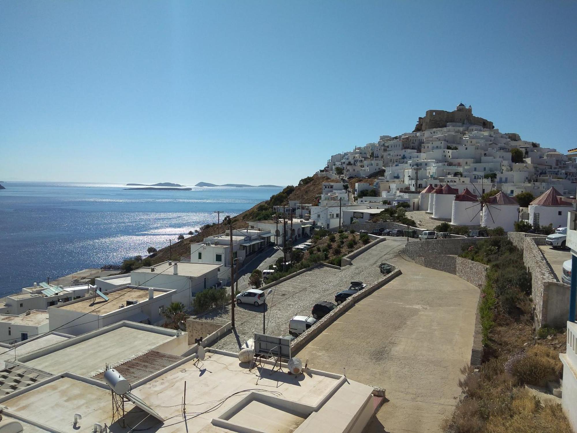 Pera Gyalos Θέαστρον - Theastron House With Great View In Chora 아파트 외부 사진