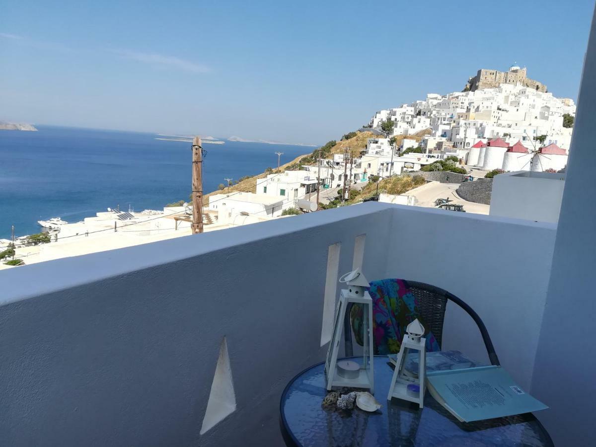 Pera Gyalos Θέαστρον - Theastron House With Great View In Chora 아파트 외부 사진